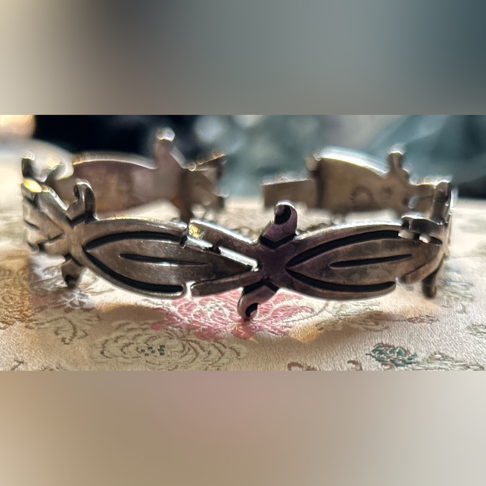 JV JACOB VINTAGE TAXCO midcentury modern Sterling Silver vintage bracelet